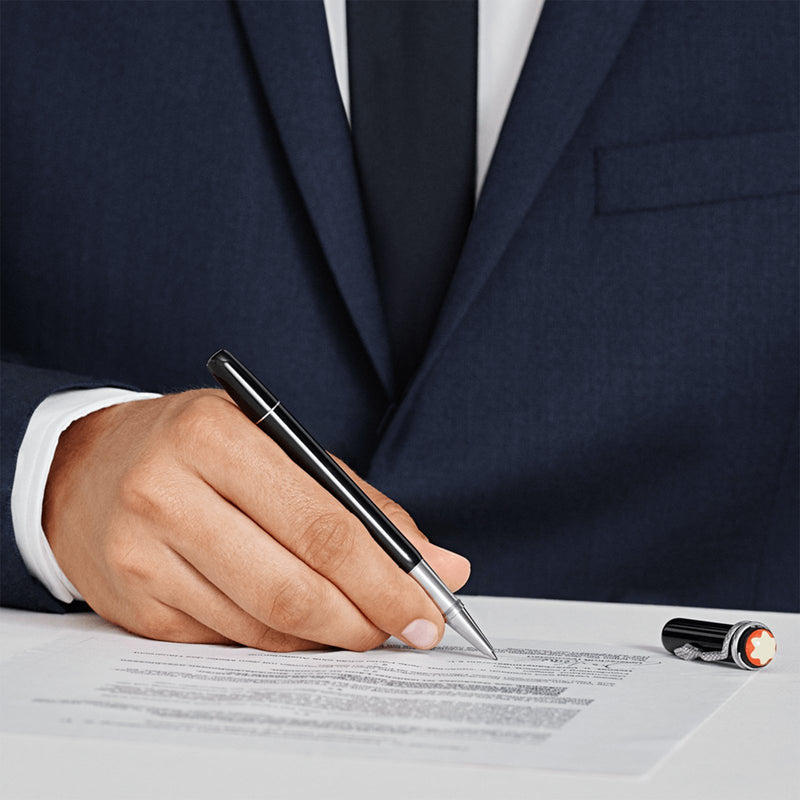 Montblanc Heritage Collection Rouge et Noir Special Edition Rollerball Pen-Montblanc Heritage Collection Rouge et Noir Special Edition Rollerball Pen -