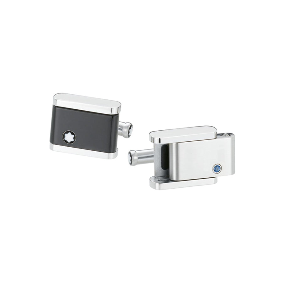 Montblanc Onyx Blue Sapphire Cufflinks - 109390