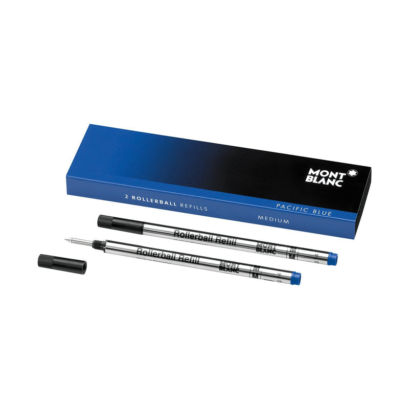 Montblanc Rollerball Refills (M) Pacific Blue-Montblanc Rollerball Refills (M) Pacific Blue -