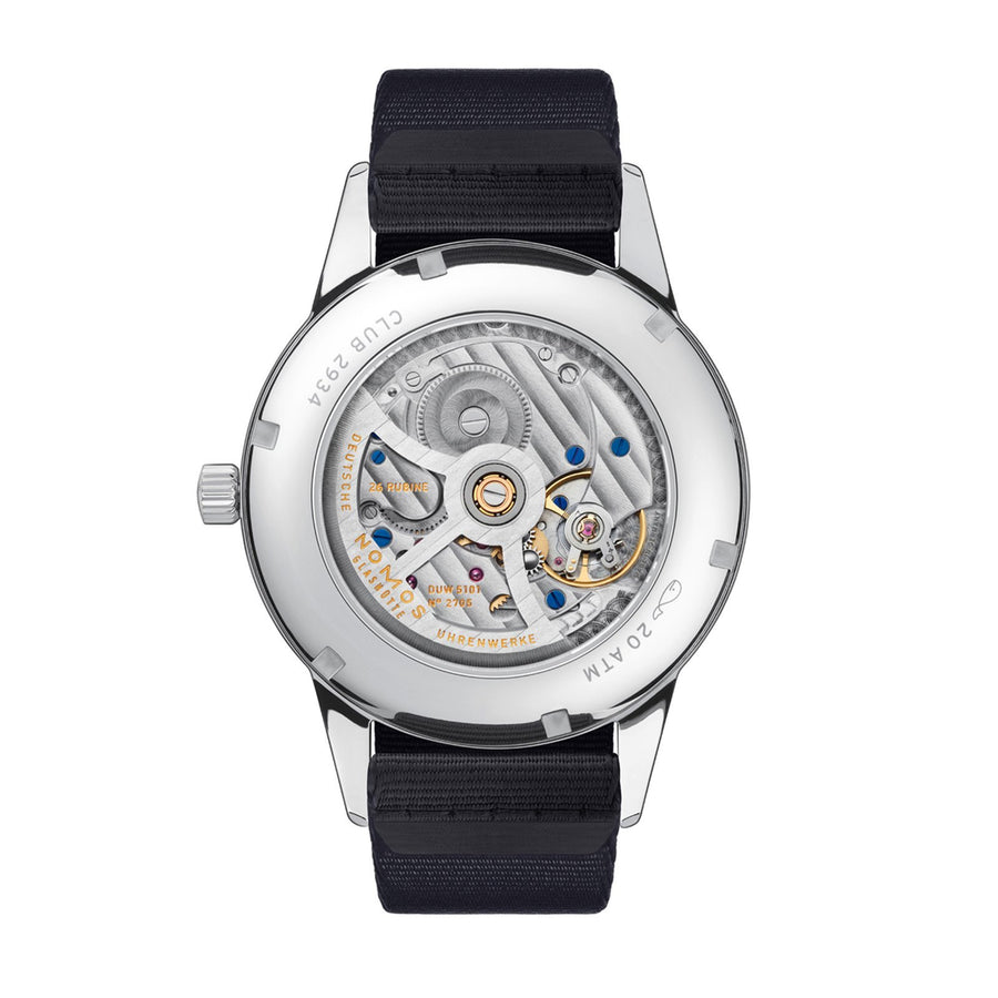 NOMOS Glashütte Club Automatic Date Siren Blue -