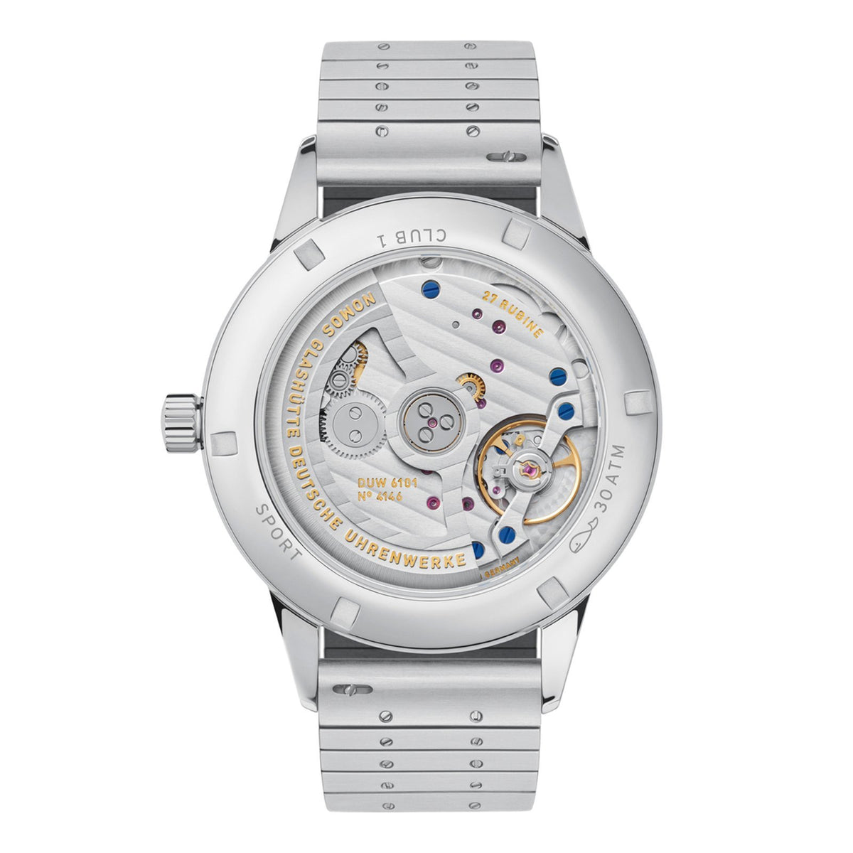 NOMOS Glashütte Club Sport Neomatik 42 Date Black -