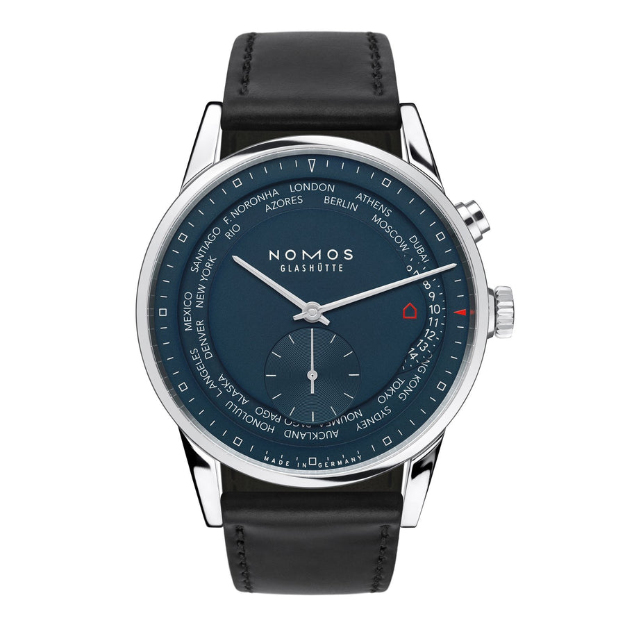 NOMOS Glashütte Zürich World Time Midnight Blue - 807