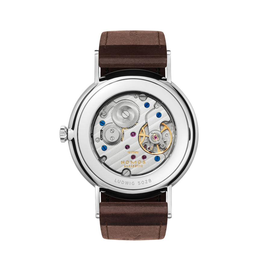 Nomos Ludwig 38 Enamel White -