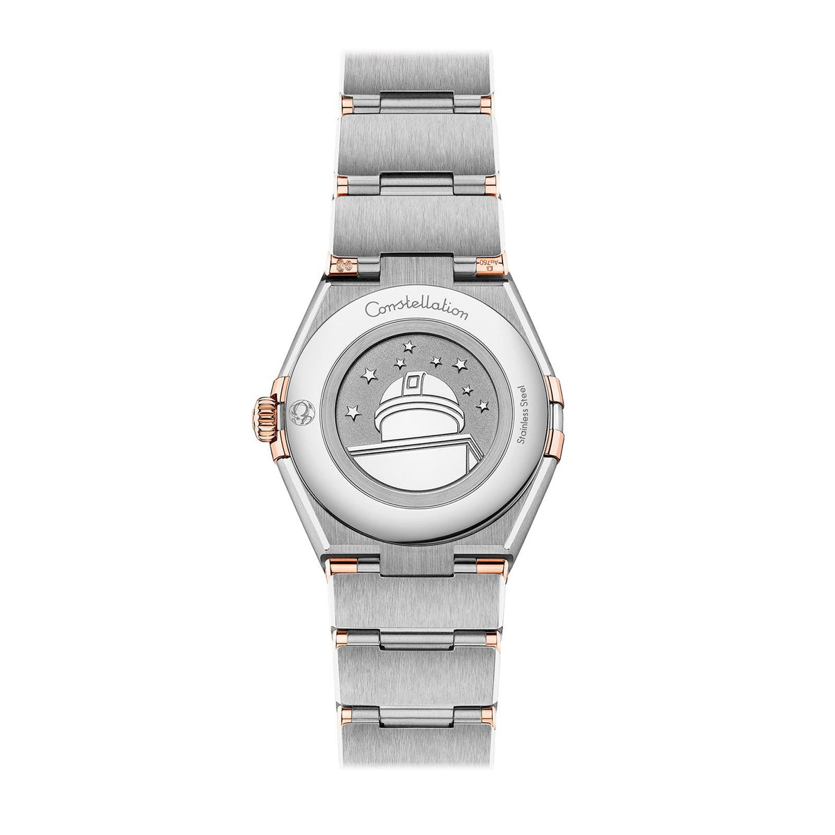 Omega Constellation Quartz 28mm - 131.20.28.60.02.001 - Omega Constellation Quartz in a 28mm stainless steel/Sedna gold case with silver dial on stainless steel/Sedna gold bracelet and quartz movement.
