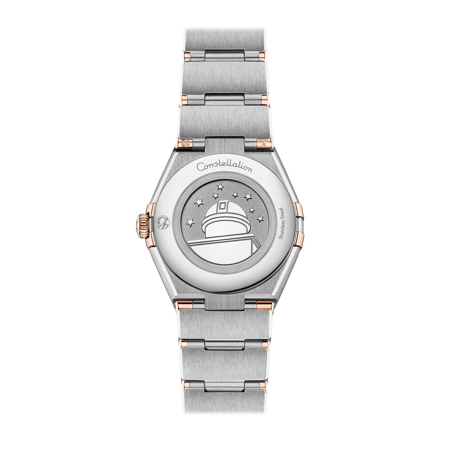 Omega Constellation Quartz 28mm - 131.20.28.60.02.001 - Omega Constellation Quartz in a 28mm stainless steel/Sedna gold case with silver dial on stainless steel/Sedna gold bracelet and quartz movement.