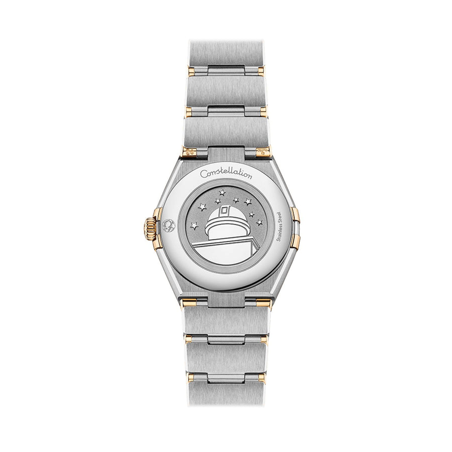 Omega Constellation Quartz 28mm - 131.20.28.60.52.002 - Omega Constellation Quartz in a 28mm stainless steel/yellow gold case with silver dial on stainless steel/yellow gold bracelet and quartz movement.
