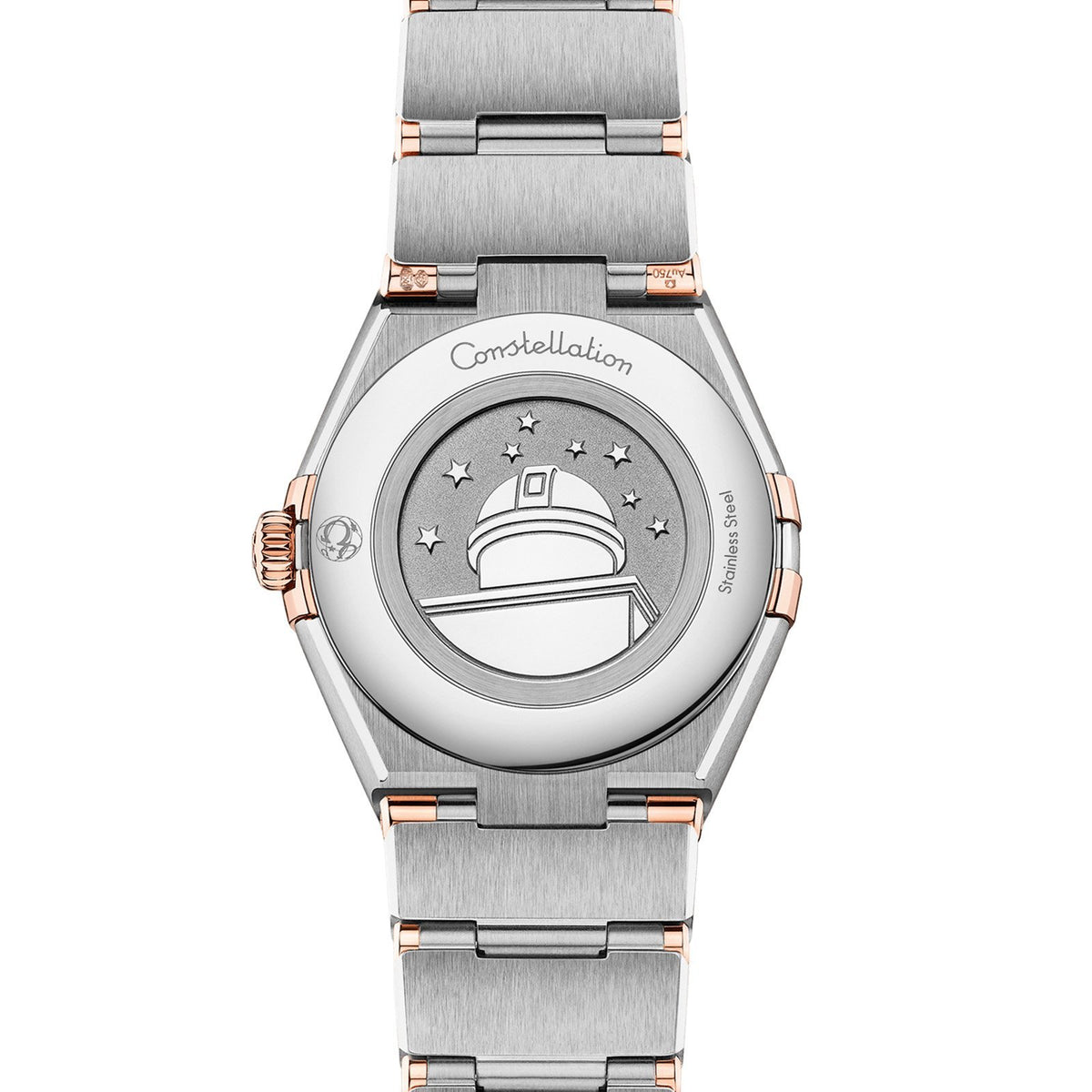 Omega Constellation Quartz 28mm - Omega Constellation Quartz in a 28mm stainless steel/Sedna gold case with mother-of-pearl dial on stainless steel/Sedna gold bracelet and quartz movement.