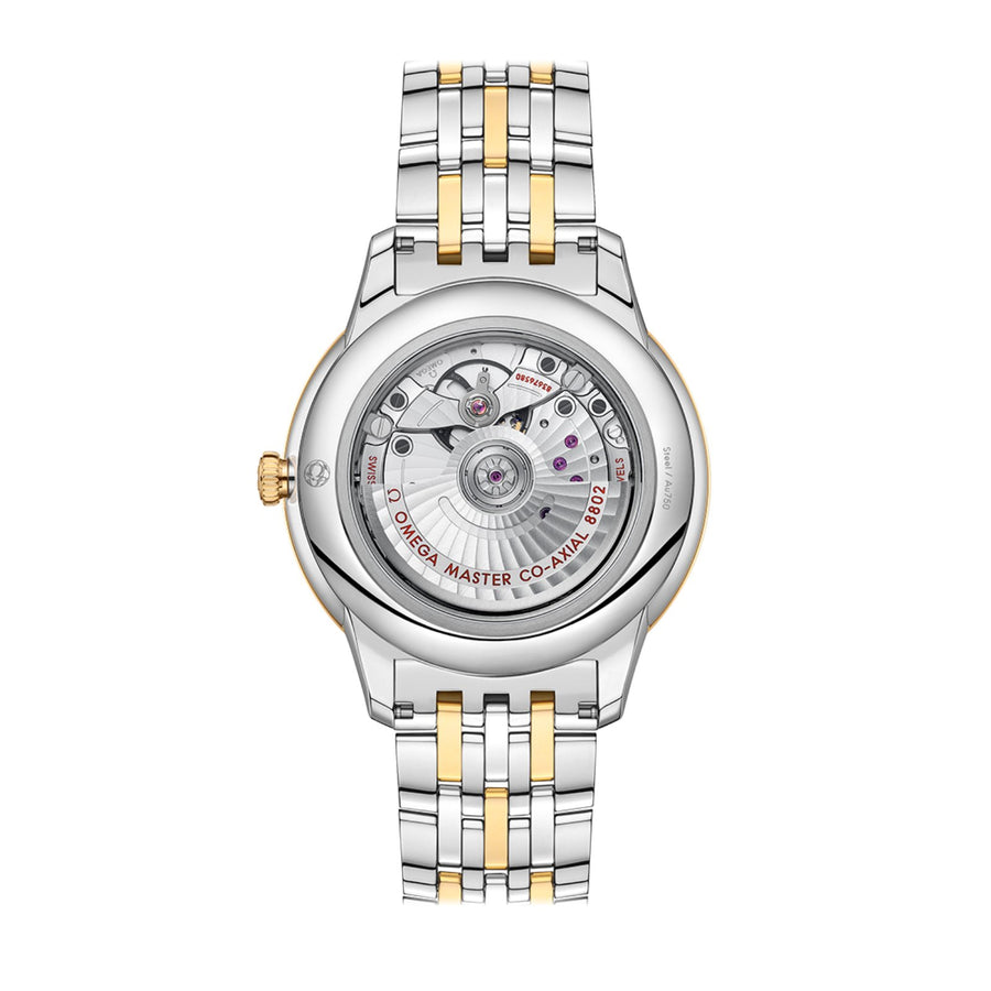 Omega De Ville Prestige Co‑Axial Master Chronometer Small Seconds 41mm - 434.20.41.20.08.001 - Omega De Ville Prestige Co‑Axial Master Chronometer Small Seconds in a 41mm stainless steel/yellow gold case with champagne dial on stainless steel/yellow gold bracelet, featuring date display, small seconds and automatic movement with approximately 55 hours power reserve.