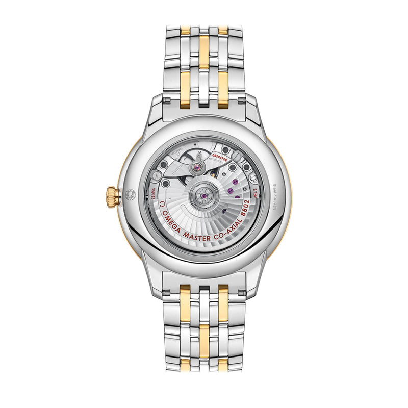 Omega De Ville Prestige 41mm-Omega De Ville Prestige Co‑Axial Master Chronometer Small Seconds 41mm - 434.20.41.20.08.001 - Omega De Ville Prestige Co‑Axial Master Chronometer Small Seconds in a 41mm stainless steel/yellow gold case with champagne dial on stainless steel/yellow gold bracelet, featuring date display, small seconds and automatic movement with approximately 55 hours power reserve.