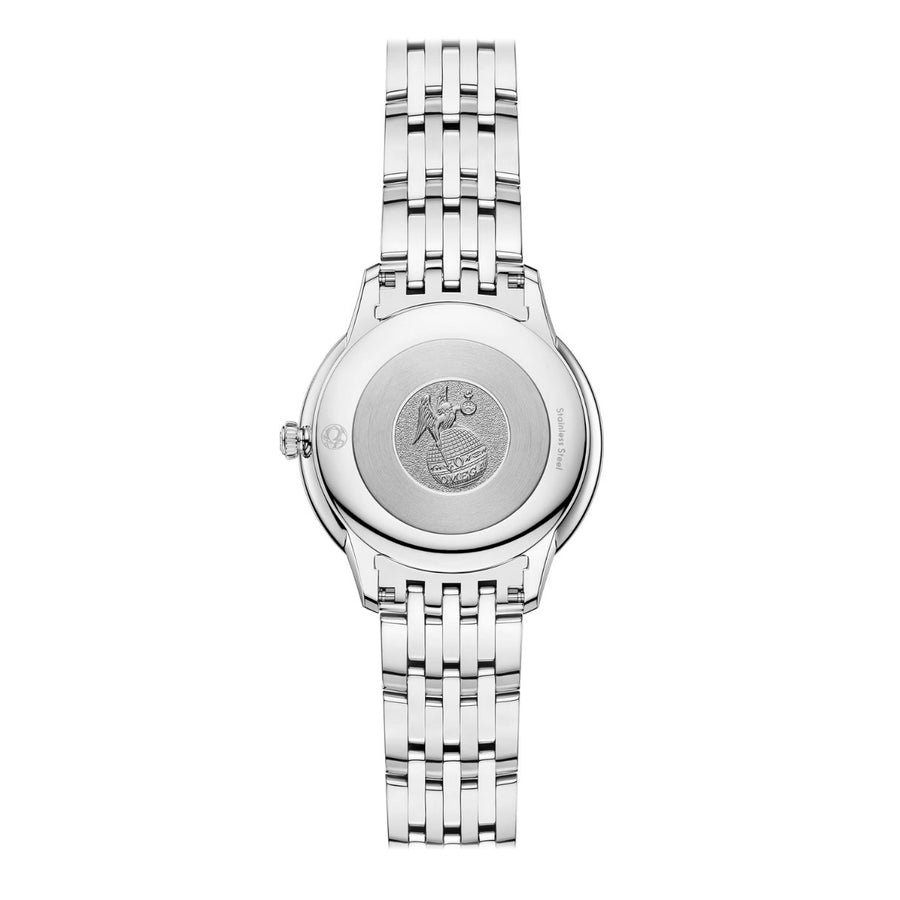 Omega De Ville Prestige Quartz 30mm - 434.10.30.60.03.001 - Omega De Ville Prestige Quartz in a 30mm stainless steel case with blue dial on stainless steel bracelet with quartz movement.