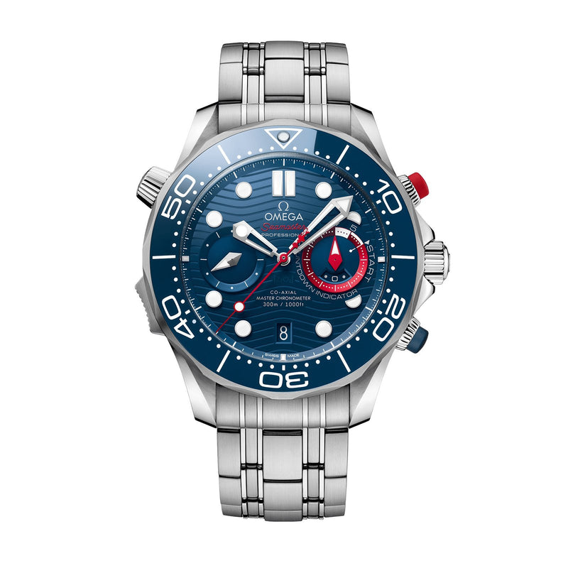 Omega Seamaster Diver 300m 44mm - America's Cup-Omega Seamaster Diver 300m Co-axial Chronometer Chronograph 44mm -