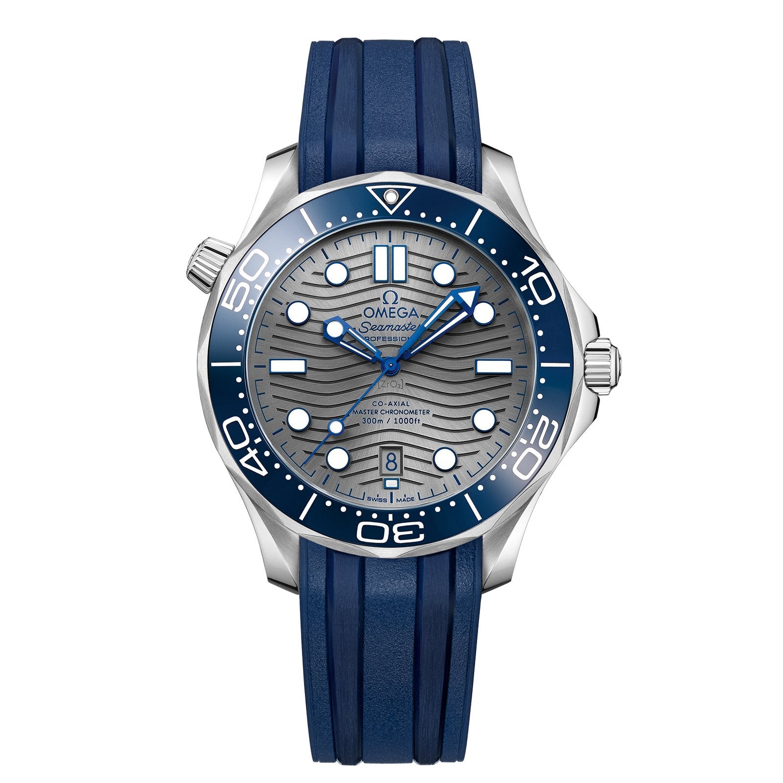 Omega Seamaster Diver 300m Black Rubber Strap 20/18mm - 032CVZ015752