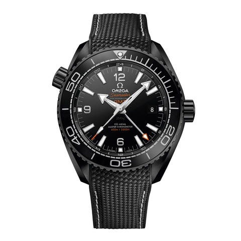 Omega Seamaster Planet Ocean 600M 45.5mm - Deep Black-Omega Seamaster Planet Ocean 600M Omega Co-Axial Master Chronometer GMT 45.5mm -