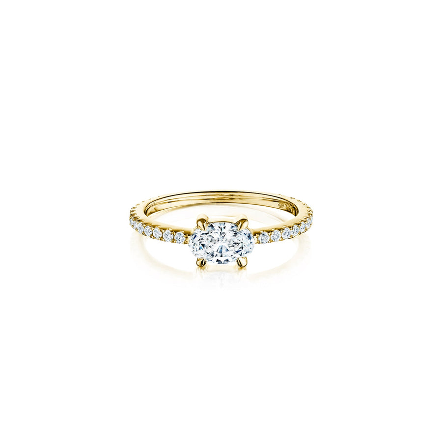 Oval Brilliant Cut Diamond Ring - 40882