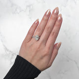 Oval-cut Engagement Ring - DRJST01964