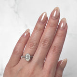 Oval-cut Engagement Ring - DRJST02259