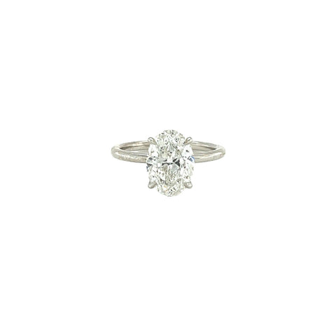 Oval-cut Engagement Ring - DRJST02874