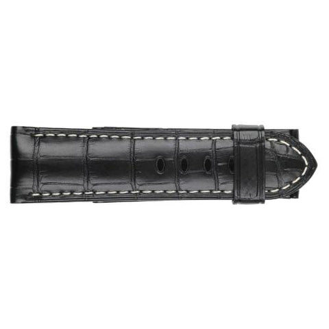Paneari Alligator Black Ecru 24/22mm - MX005FNF