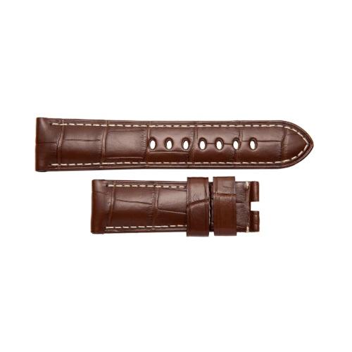 Panerai Alligator Antique Brown Ecru 22/20mm - MX003097