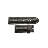 Panerai Alligator Black Ecru 24/22mm-Panerai Alligator Black Ecru 24/22mm - MXE04WXF