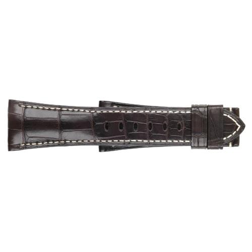 Panerai Alligator Dark Brown Ecru 26/22mm - MX0086Q9