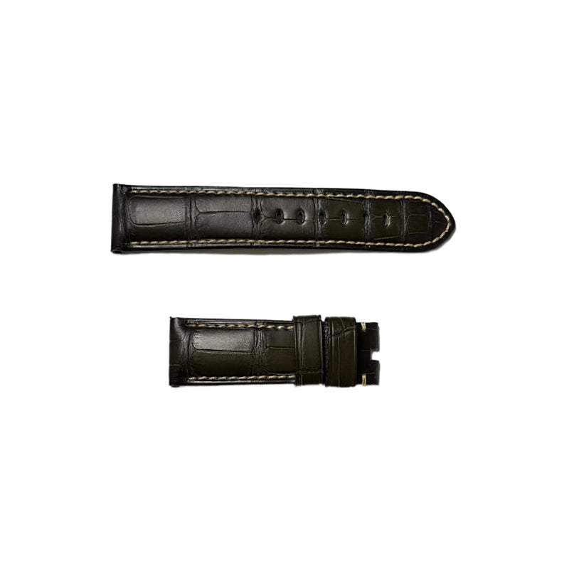 Panerai Alligator Patina Green Strap 24/22mm-Panerai Alligator Patina Green Strap 24/22mm - MXE0DQBG