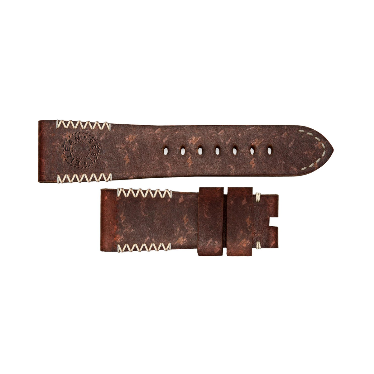 Panerai Calf Dark Brown Beige 27/22mm - MXE0FMM4