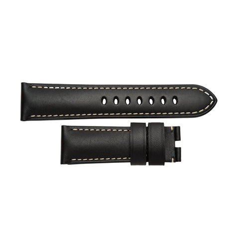 Panerai Calf Rugby Black Beige 24/22mm-Panerai Calf Rugby Black Beige 24/22mm - MX006QF6