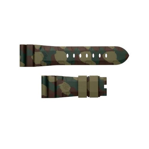 Panerai Caoutchouc Camo 26/22mm-Panerai Caoutchouc 26/22mm - MXE0CSRM