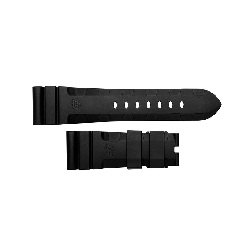 Panerai Caoutchouc Black 22/20mm-Panerai Caoutchouc Black 22/20mm - MXE07FHS