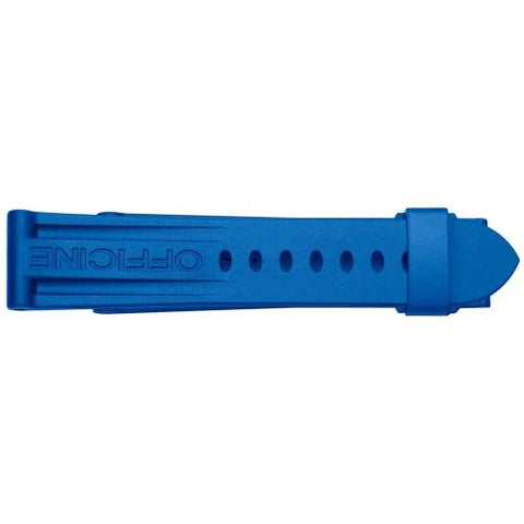 Panerai Caoutchouc Light Blue 24/22mm-Panerai Caoutchouc Light Blue 24/22mm - MXE07XDR