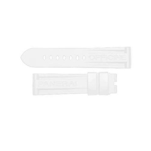 Panerai Caoutchouc White 24/22mm-Panerai Caoutchouc White 24/22mm - MXE0BS5C