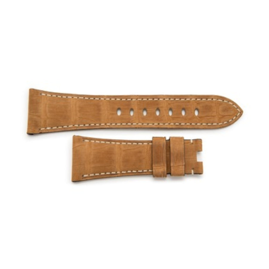 Panerai Gold Ecru Alligator Strap 27/20mm - MX004XJS