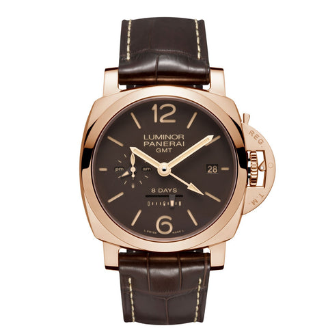 Panerai Luminor 1950 8 Days GMT Oro Rosso - 44mm-Panerai Luminor 1950 8 Days GMT Oro Rosso - 44mm -