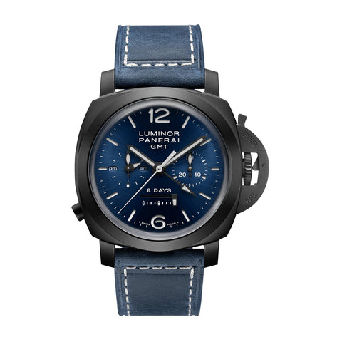 Panerai Luminor Chrono Monopulsante 8 Giorni GMT Blu Notte-Panerai Luminor Chrono Monopulsante 8 Giorni GMT Blu Notte -