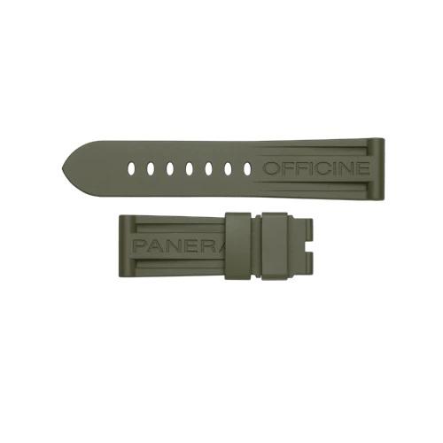 Panerai Military Green Caoutchouc 24/22mm - MXE09CSQ