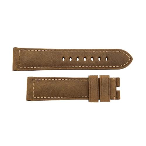 Panerai Scamosciato Dark Brown Beige 22/20mm - MX008LBK