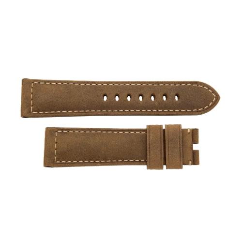 Panerai Scamosciato Dark Brown Beige 24/22mm - MX006ZCB