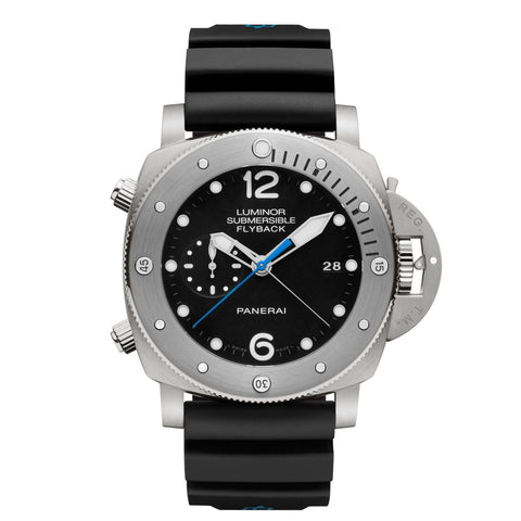 Pre-owned Panerai Submersible 3 Days Chrono Flyback Automatic Titanio - 47mm-Panerai Submersible 3 Days Chrono Flyback Automatic Titanio - 47mm -