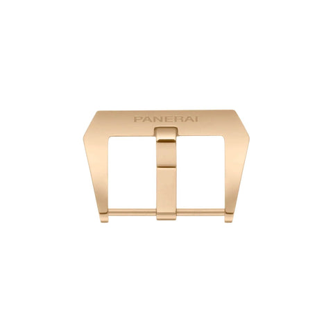 Panerai Trapezoidal Polished Pink Gold Buckle 22mm-Panerai Trapezoidal Polished Pink Gold Buckle 22mm - PAV00718