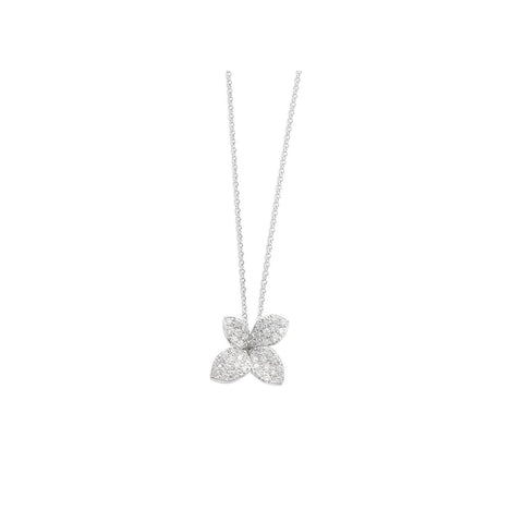Pasquale Bruni Flower Diamond Necklace-Pasquale Bruni Flower Diamond Necklace -