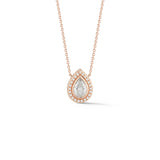 Pear-shaped Diamond Pendant and Chain-Pear-shaped Diamond Pendant and Chain - DNNKA00687