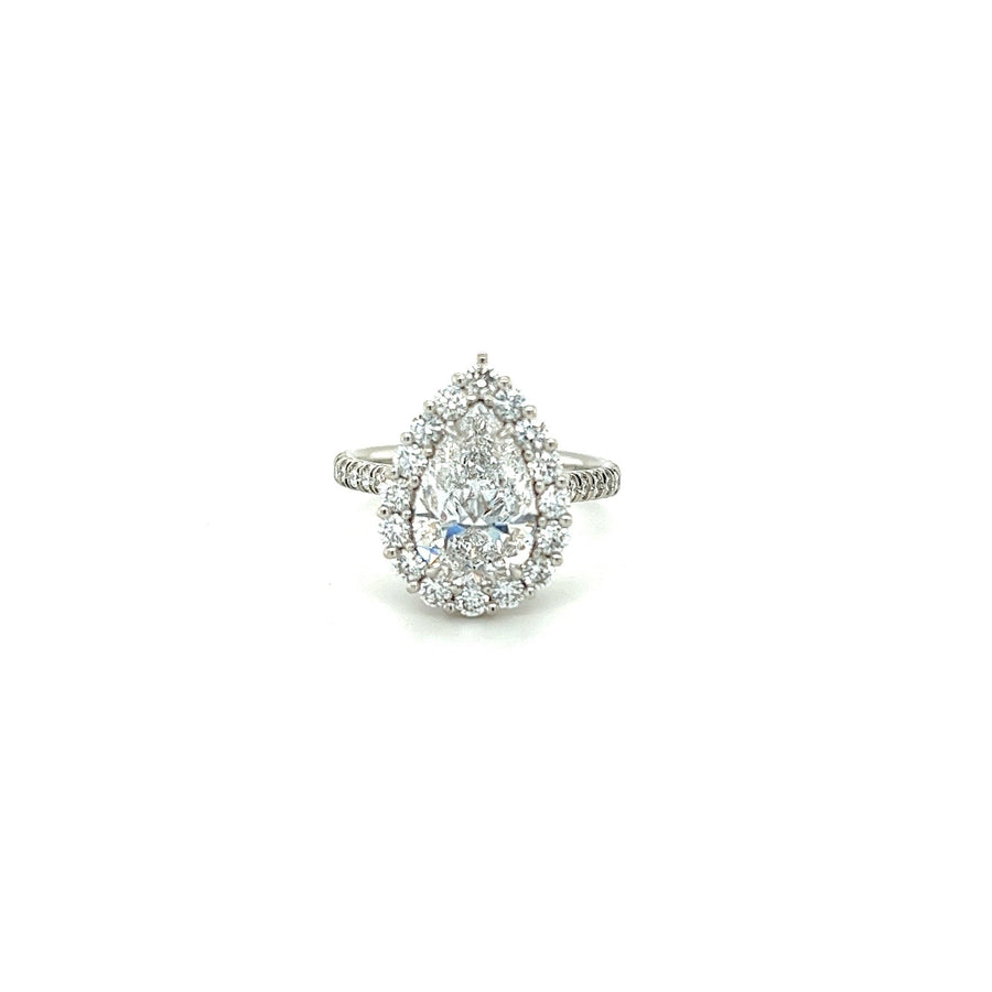 Pear-shaped Diamond Ring - DRJST02767
