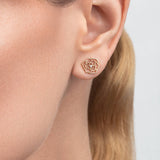 Piaget Rose Earrings-Piaget Rose Earrings -