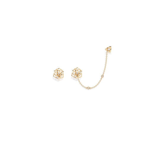 Piaget Rose Earrings-Piaget Rose Earrings -