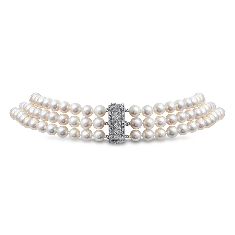 Pink and White Freshwater Pearl Necklace-Pink and White Freshwater Pearl Necklace -