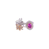 Pink Sapphire Diamond Butterfly Ring-Pink Sapphire Diamond Butterfly Ring - SRTIJ01839
