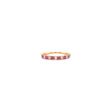 Pink Sapphire Diamond Ring - SREDW00455
