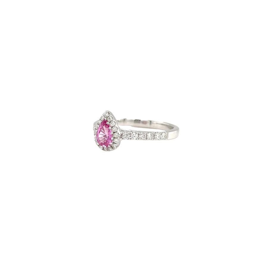 Pink Sapphire Diamond Ring - SRTIJ02213