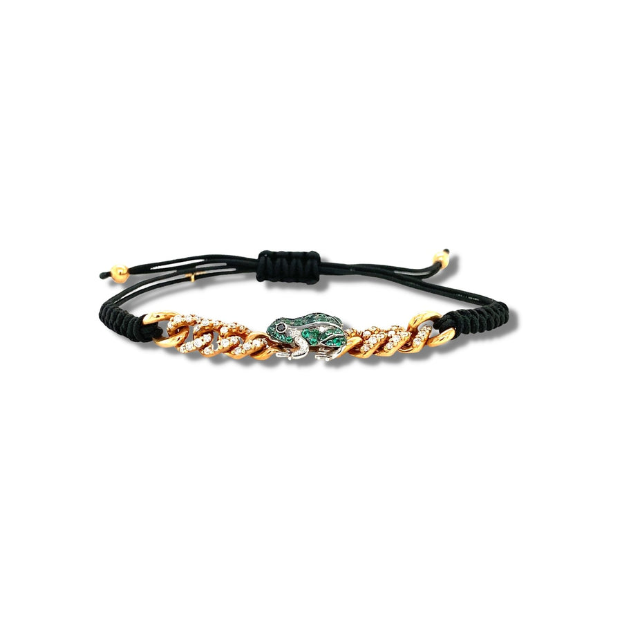 Pippo Perez Frog Diamond Bracelet - B104GV.SG